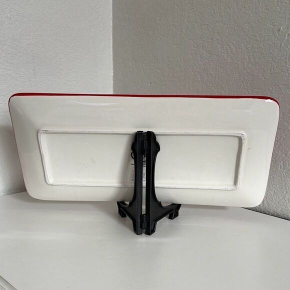 BIA 14x7 Christmas reindeer serving plate rectangular plate - Picture 5 of 5